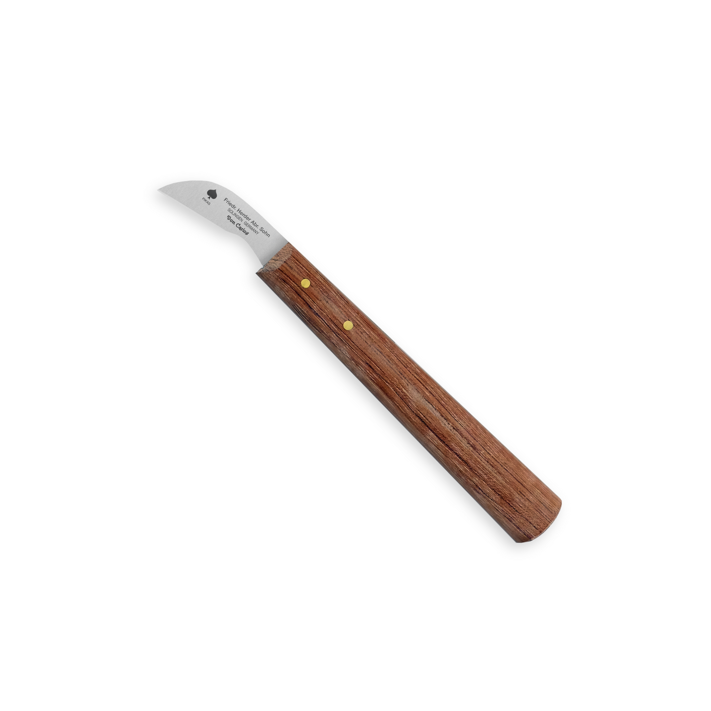 Hochwertiges Schnitzmesser mit Padouk-Holzgriff aus Solingen. Ideal für feine Holzarbeiten, Basteln und kreative Schnitzprojekte.