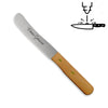 Buckelsmesser / Frühstücksmesser - Eigene Gravur mit Buchenholzgriff