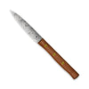 Zöppken Style Mittelspitz Rostfrei, Kirschholzgriff, Blattgravur, 9 cm Klinge