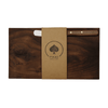 Walnuss Holzbrettchen Massivholz mit Buckelsmesser – Ansicht 1