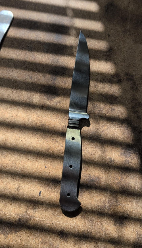 1x Rohklinge aus Balbach Damast (ungeärzt)